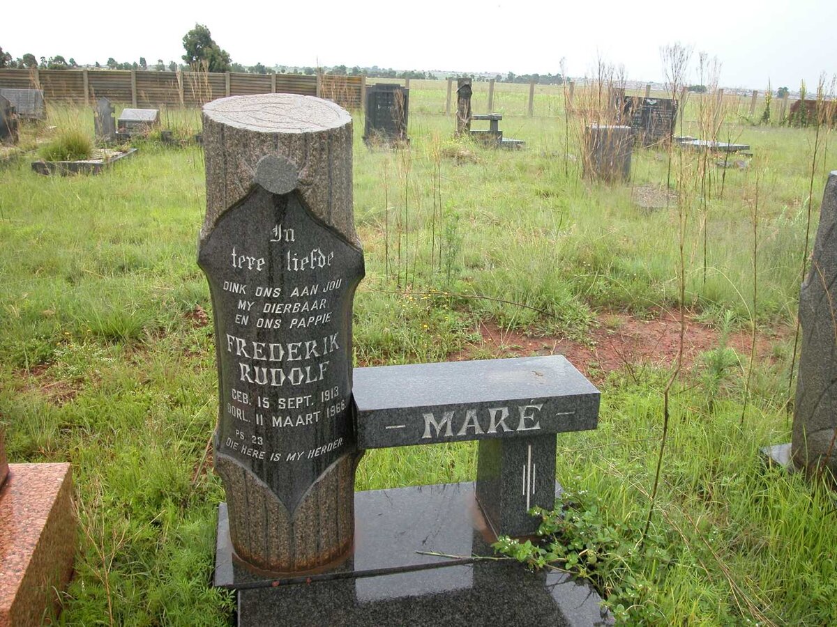 MARE Frederik Rudolf 1913-1966