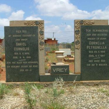 VREY Daniel Cornelis 1878-1942 &amp; Cornelia Petronella 1880-1967