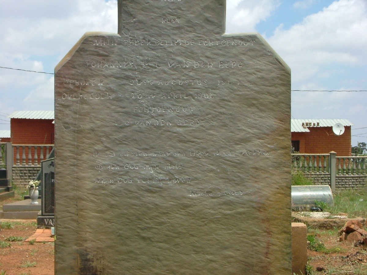 BERG Johannes ?, van den