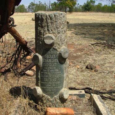 TOIT Sarel Francois, du  &amp; Alida Elizabeth -1950