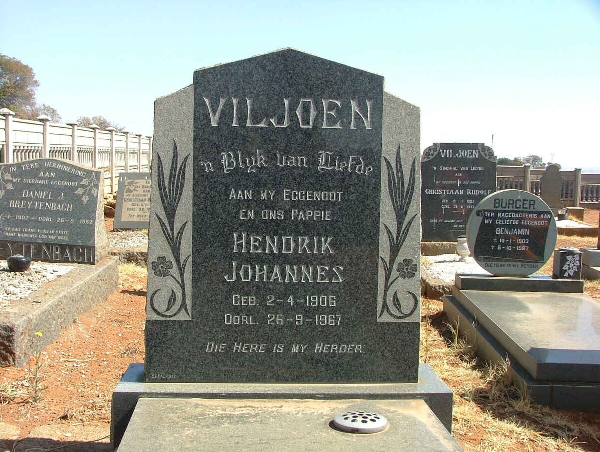 VILJOEN Hendrik Johannes 1906-1967