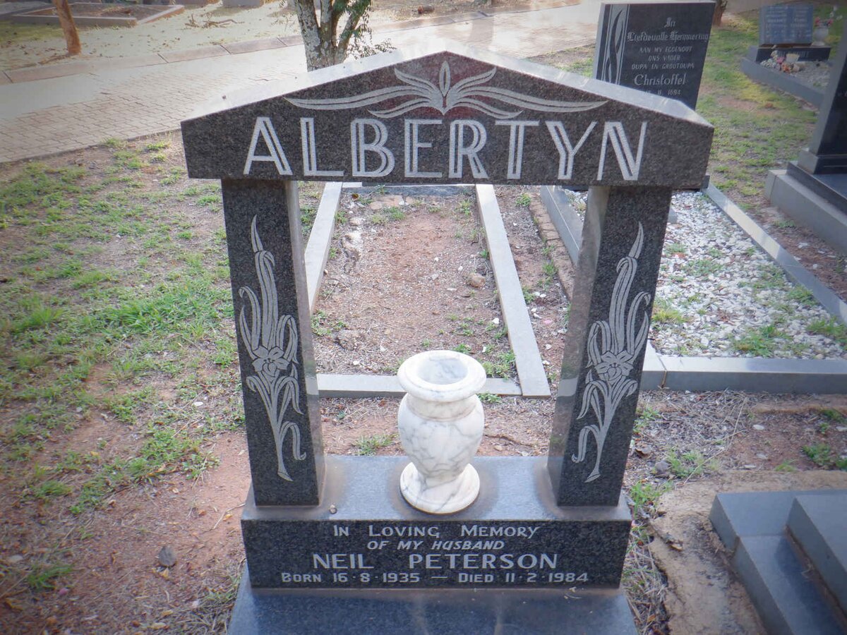 ALBERTYN Neil Peterson 1935-1984