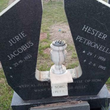 COMBRINK Jurie Jacobus 1933- &amp; Hester Petronella 1938-1995 :: COMBRINK Baba 1990-1990