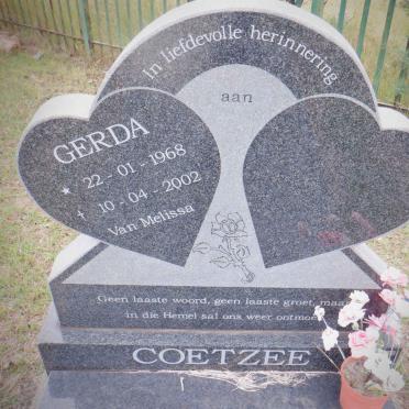 COETZEE Gerda 1968-2002