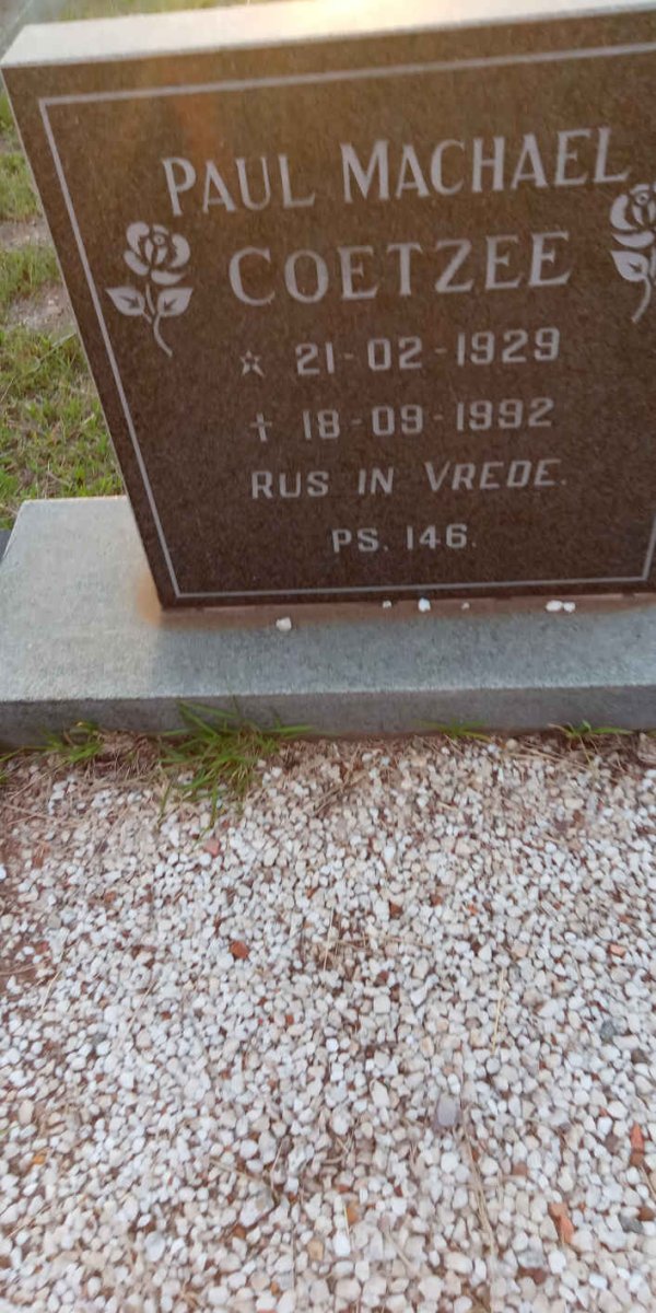COETZEE Paul Machael 1929-1992