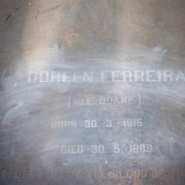 FERREIRA Doreen nee DOAKE 1915-1989