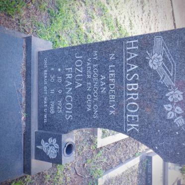 HAASBROEK Jozua Francois 1925-1988