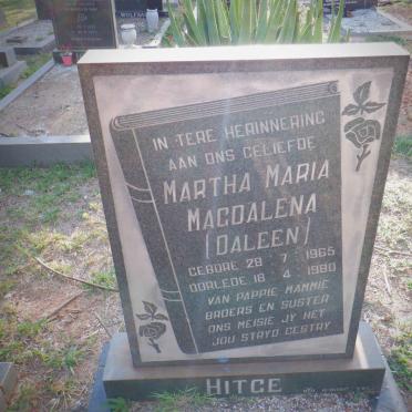 HITGE Martha Maria Magdalena 1965-1980
