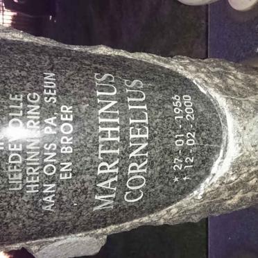 JORDAAN Marthinus Cornelius 1956-2000