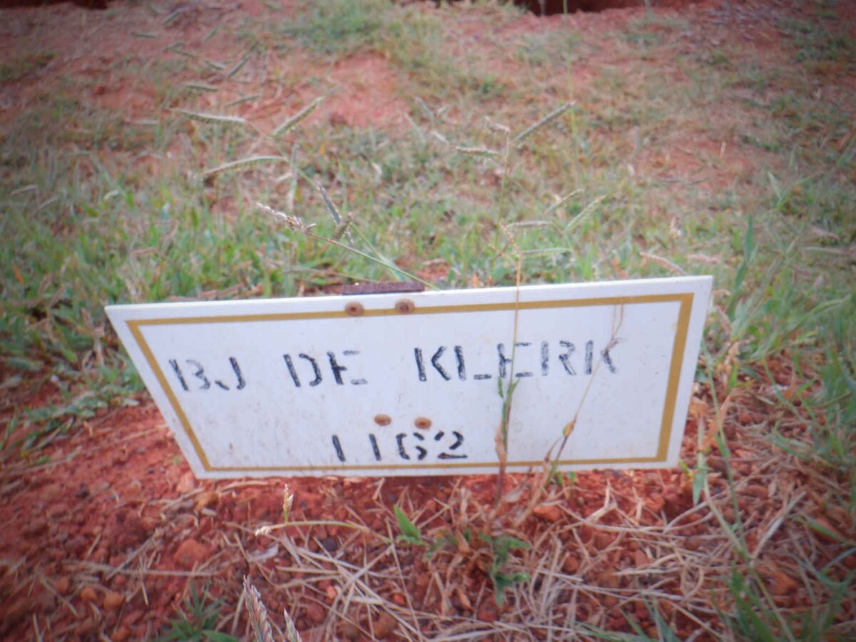 KLERK B.J., de