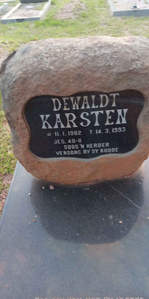KARSTEN Dewaldt 1982-1993