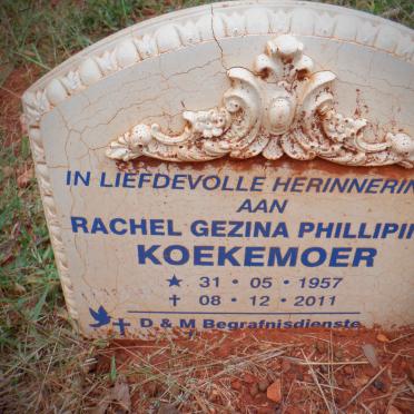 KOEKEMOER Rachel Gezina Phillipina 1957-2011