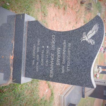 MARAIS Coert Johannes 1975-2012