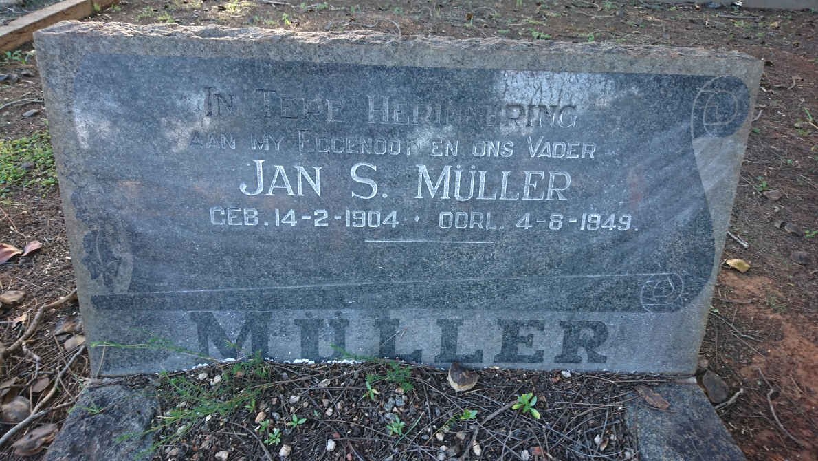 MÜLLER Jan S. 1904-1949