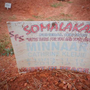 MINNAAR Cathrine Kleijie 1983-2017