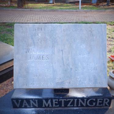 METZINGER William James, van 1934-1988 &amp; May 1934-2011