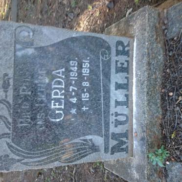 MÜLLER Gerda 1949-1951