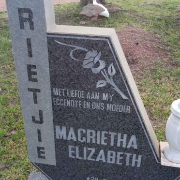 MEYER Magrietha Elizabeth 1941-1993