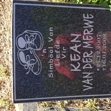 MERWE Kean, van der 2007-2008