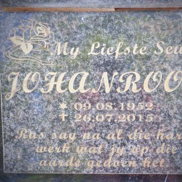 ROOS Johan 1952-2015