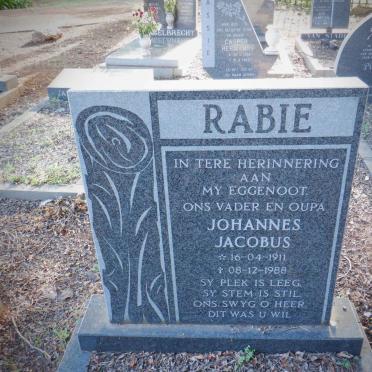 RABIE Johannes Jacobus 1911-1988