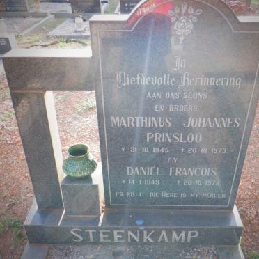 STEENKAMP Marthinus Johannes Prinsloo 1945-1979 :: STEENKAMP Daniel Francois 1949-1979