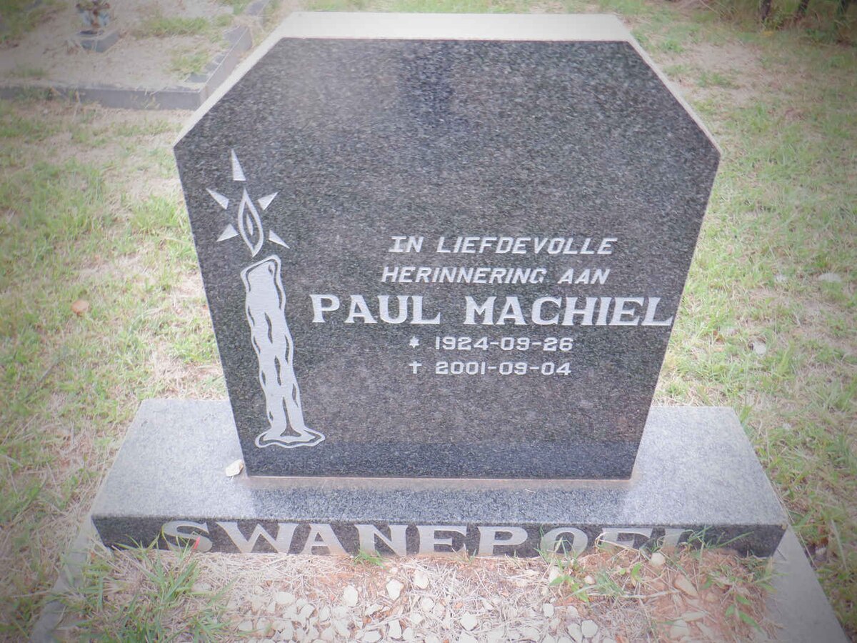 SWANEPOEL Paul Machiel 1924-2001