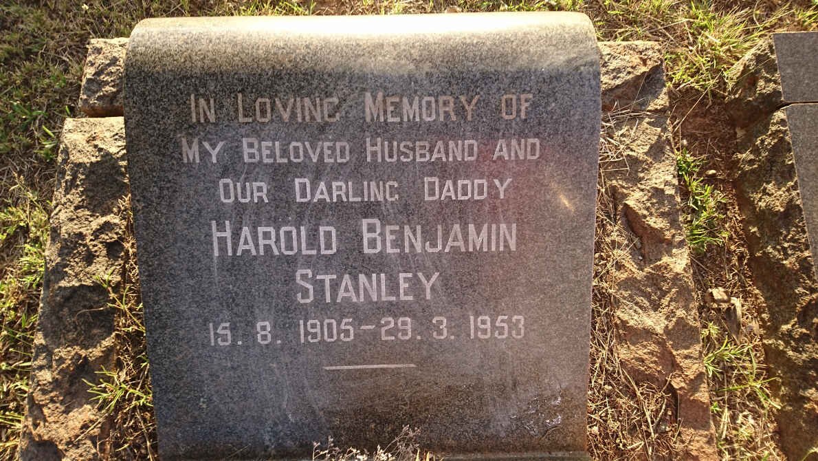 STANLEY Harold Benjamin 1905-1953