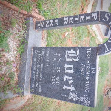 SWART Pieter Ernst 1941-2012