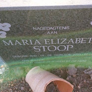 STOOP Maria Elizabeth 1942-2003
