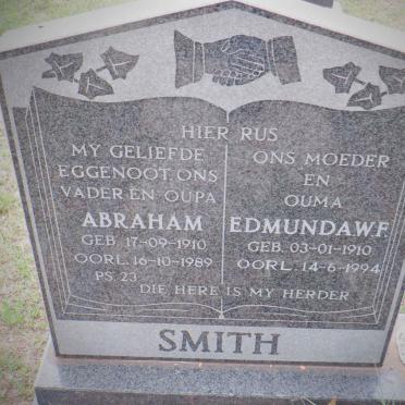 SMITH Abraham 1910-1989 &amp; Edmunda W.F. 1910-1994