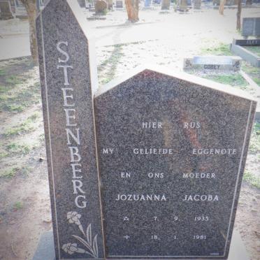 STEENBERG Jozuanna Jacoba 1935-1981