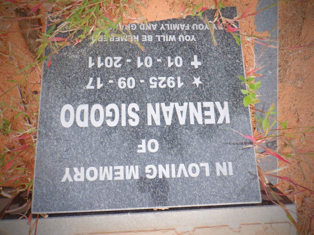 SIGODO Kenaan 1925-2011