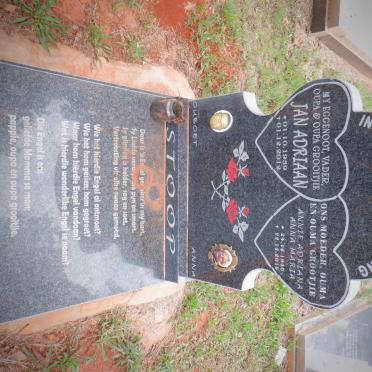 STOOP Jan Adriaan 1939-2012 &amp; Annie Adriana Anna Maria 1940-2018