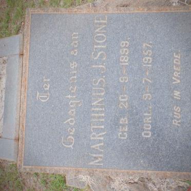 STONE Marthinus J. 1899-1957