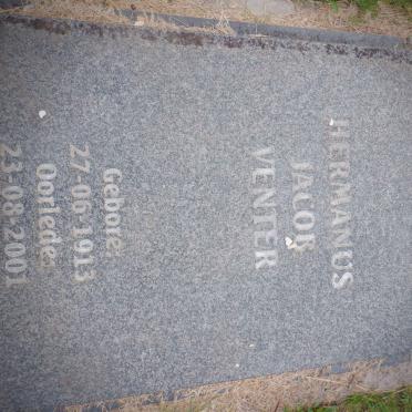VENTER Hermanus Jacob 1913-2001