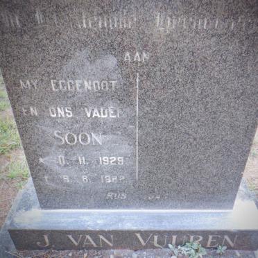 VUUREN Soon, J. van 1929-1982