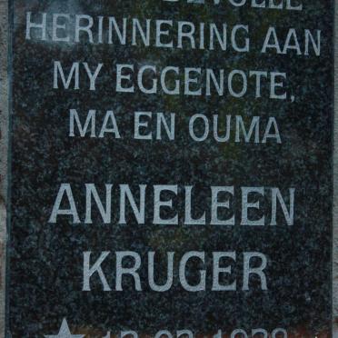 KRUGER Anneleen 1938-2007