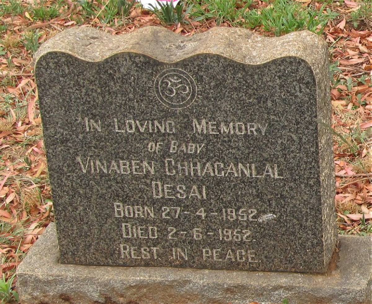 DESAI Vinaben Chhaganlal 1952-1952