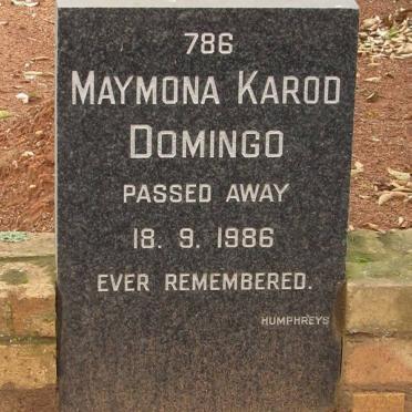 DOMINGO Maymon Karod -1986