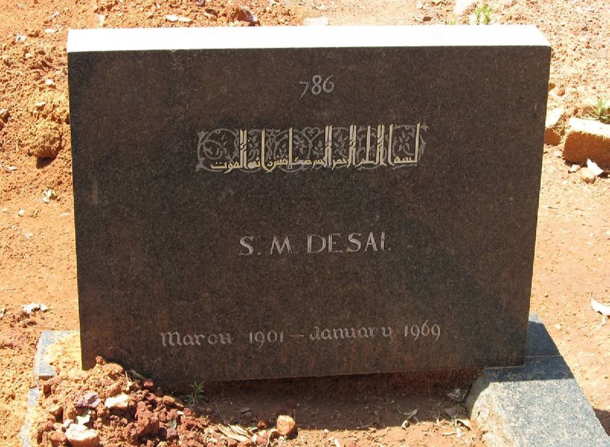 DESAI S.M. 1901-1969