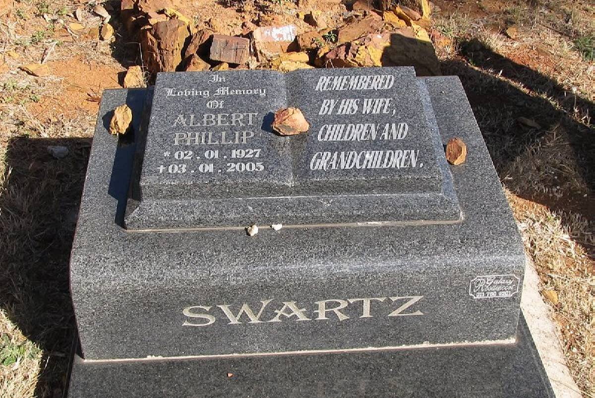 SWARTZ Albert Phillip 1927-2005