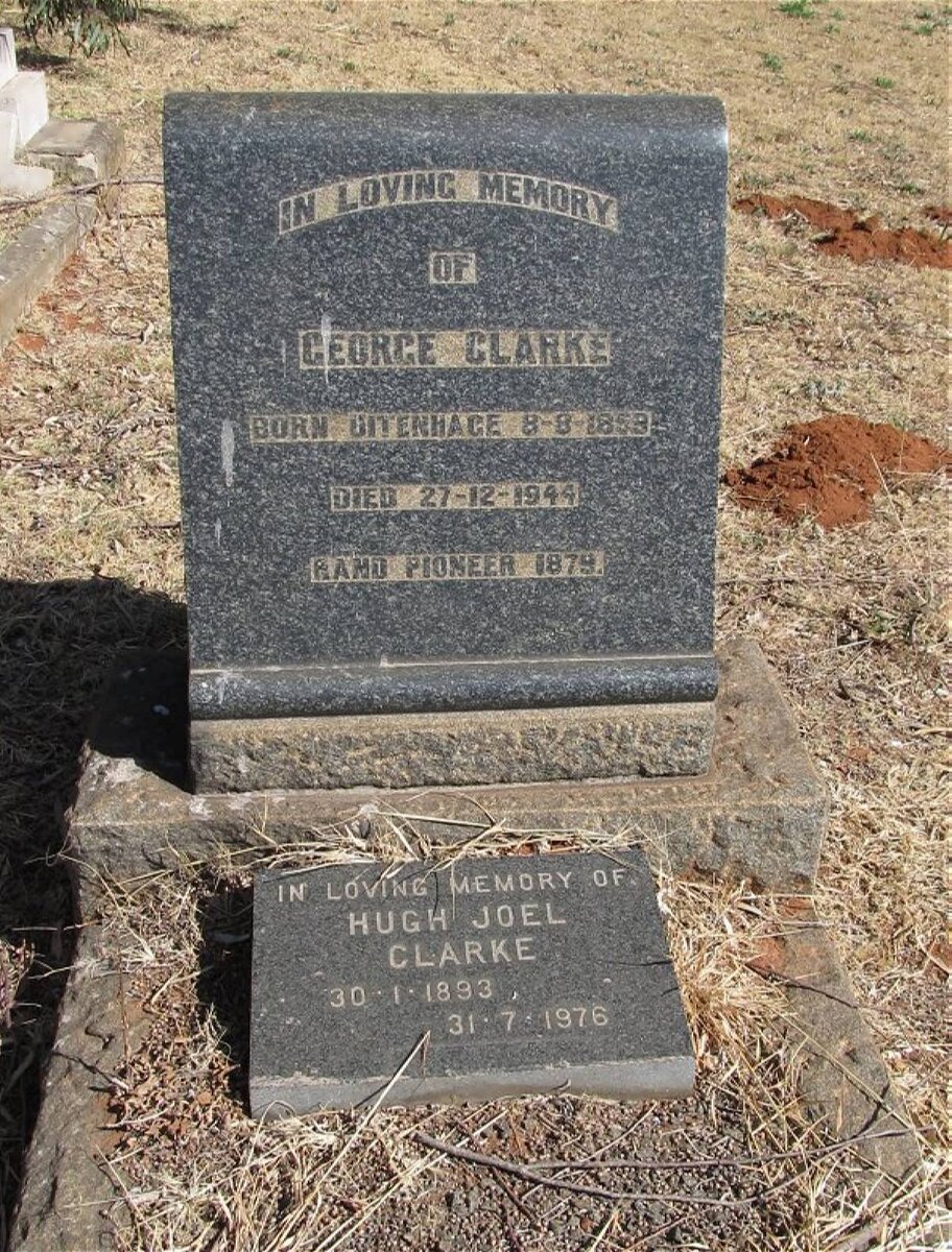 CLARKE George 1859-1944 :: CLARKE Hugh Joel 1893-1976