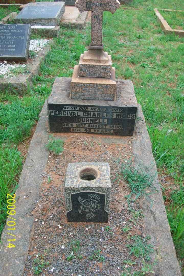 BURNELL Percival Charles Riggs  -1930