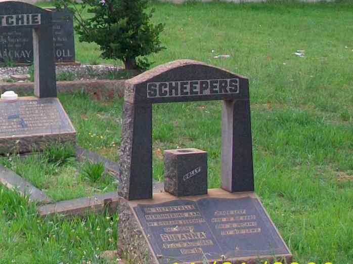 SCHEEPERS Susanna 19??