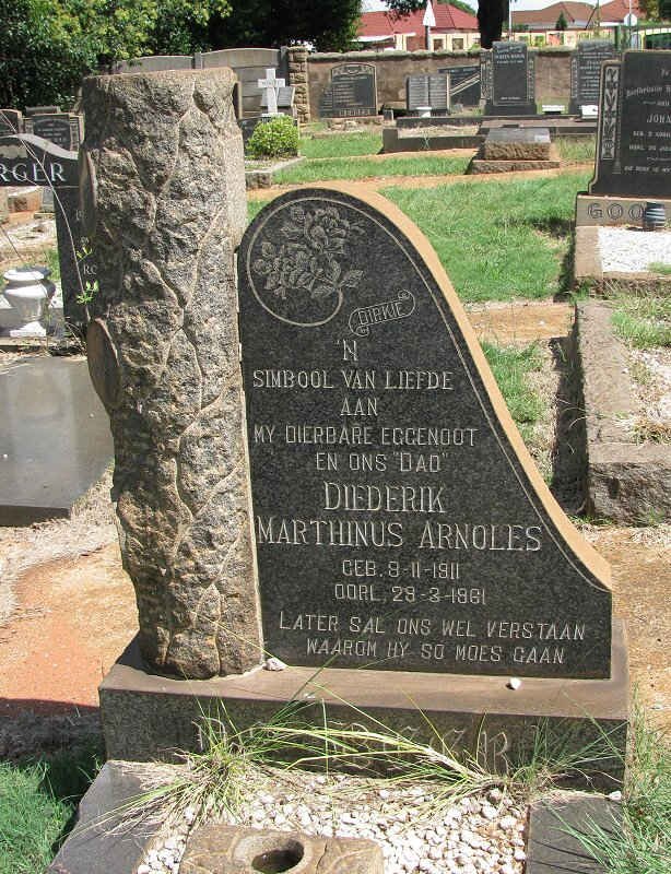 BEER Diederik Marthinus Arnoles, de 1911-1961