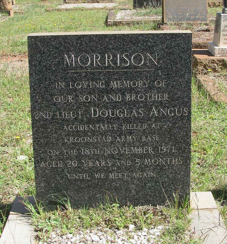 MORRISON Douglas Angus -1971