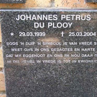 PLOOY Johannes Petrus, du 1939-2004