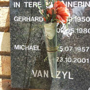 ZYL Gerhard, van 1950-1980 :: VAN ZYL Michael 1957-2001