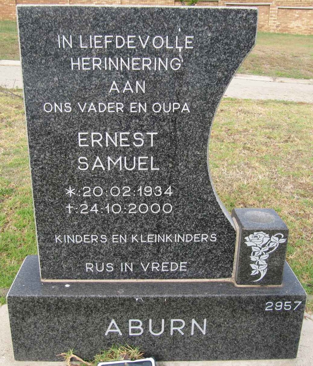 ABURN Ernest Samuel 1934-2000